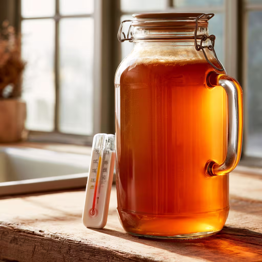 Best Temperature for Kombucha Fermentation
